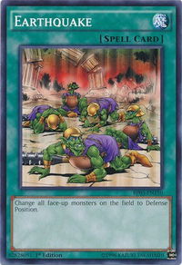 Earthquake - Battle Pack 3: Monster League (BP03) #BP03-EN150 - Common / Short Print YuGiOh Trading Card