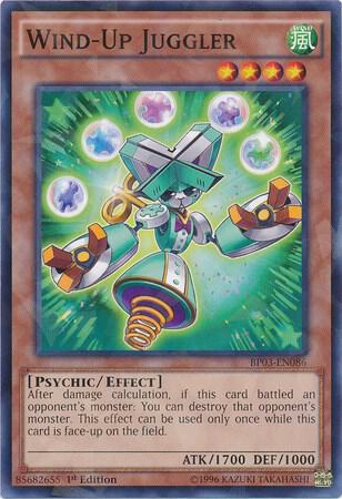 Wind-Up Juggler (Shatterfoil) - Battle Pack 3: Monster League YuGiOh trading card