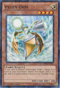Vylon Ohm (Shatterfoil) - Battle Pack 3: Monster League (BP03) #BP03-EN091 - Rare YuGiOh Trading Card