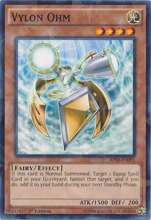 Vylon Ohm (Shatterfoil) trading card from Battle Pack 3: Monster League Vylon Ohm (Shatterfoil) - Battle Pack 3: Monster League YuGiOh trading card