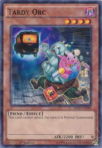 Tardy Orc (Shatterfoil) - Battle Pack 3: Monster League (BP03) #BP03-EN096 - Rare YuGiOh Trading Card