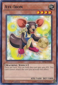 Aye-Iron - Battle Pack 3: Monster League (BP03) #BP03-EN103 - Rare YuGiOh Trading Card