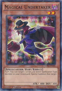 Magical Undertaker (Shatterfoil) - Battle Pack 3: Monster League (BP03) #BP03-EN105 - Rare YuGiOh Trading Card