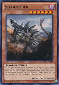 Stegocyber - Battle Pack 3: Monster League (BP03) #BP03-EN114 - Common / Short Print YuGiOh Trading Card