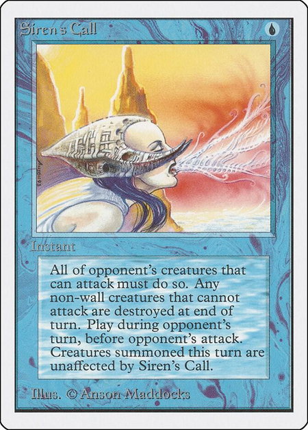Siren's Call - Unlimited Edition Magic: The Gathering trading card