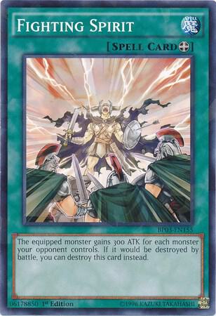 Fighting Spirit (Shatterfoil) - Battle Pack 3: Monster League YuGiOh trading card