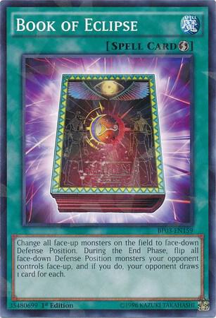 Book of Eclipse (Shatterfoil) trading card from Battle Pack 3: Monster League Book of Eclipse (Shatterfoil) - Battle Pack 3: Monster League YuGiOh trading card