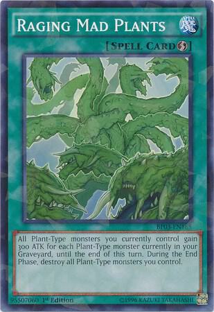 Raging Mad Plants (Shatterfoil) - Battle Pack 3: Monster League YuGiOh trading card
