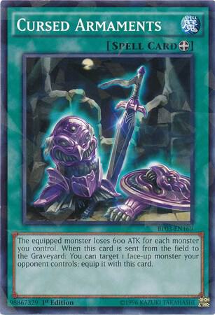 Cursed Armaments (Shatterfoil) - Battle Pack 3: Monster League YuGiOh trading card