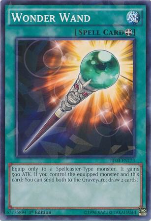 Wonder Wand (Shatterfoil) - Battle Pack 3: Monster League YuGiOh trading card