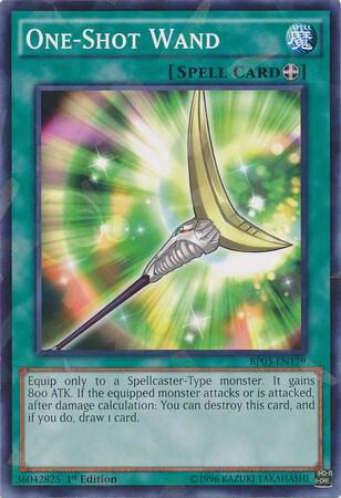 One-Shot Wand (Shatterfoil) - Battle Pack 3: Monster League YuGiOh trading card