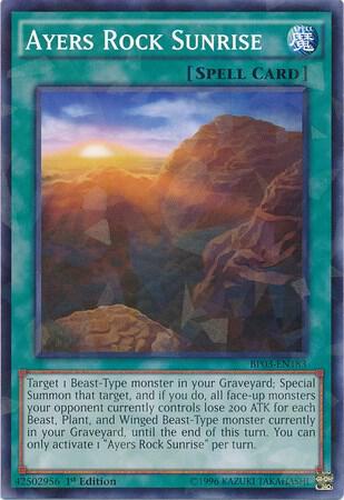 Ayers Rock Sunrise (Shatterfoil) - Battle Pack 3: Monster League YuGiOh trading card