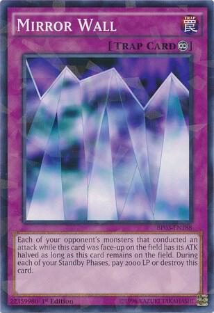 Mirror Wall (Shatterfoil) - Battle Pack 3: Monster League YuGiOh trading card