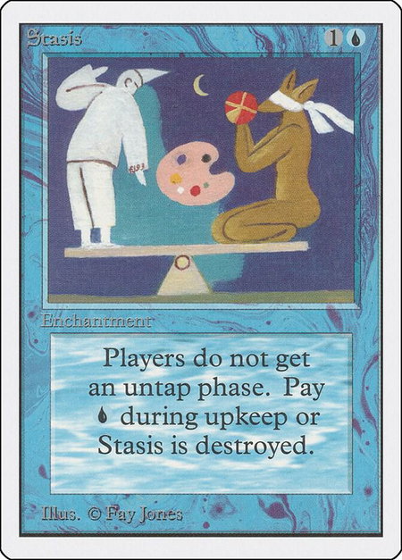 Stasis - Unlimited Edition Magic: The Gathering trading card