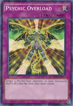 Psychic Overload (Shatterfoil) trading card from Battle Pack 3: Monster League Psychic Overload (Shatterfoil) - Battle Pack 3: Monster League YuGiOh trading card