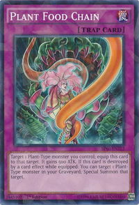 Plant Food Chain (Shatterfoil) - Battle Pack 3: Monster League (BP03) #BP03-EN212 - Rare YuGiOh Trading Card