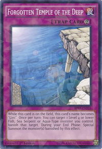 Forgotten Temple of the Deep (Shatterfoil) - Battle Pack 3: Monster League (BP03) #BP03-EN216 - Rare YuGiOh Trading Card