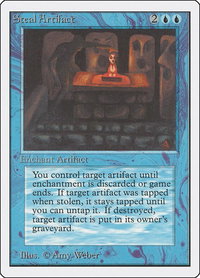 Steal Artifact - Unlimited Edition (2ED) #82 - Uncommon Magic: The Gathering Trading Card