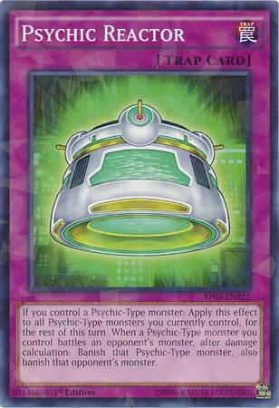 Psychic Reactor (Shatterfoil) - Battle Pack 3: Monster League YuGiOh trading card