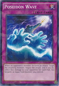 Poseidon Wave (Shatterfoil) - Battle Pack 3: Monster League (BP03) #BP03-EN223 - Rare YuGiOh Trading Card