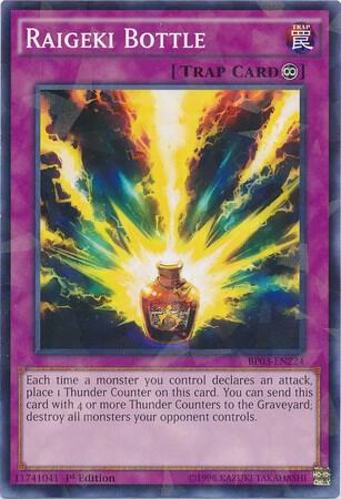 Raigeki Bottle (Shatterfoil) - Battle Pack 3: Monster League YuGiOh trading card