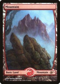 Mountain - Full Art (4) - Judge Promos (JDG) #4★ - Promo Magic: The Gathering Trading Card