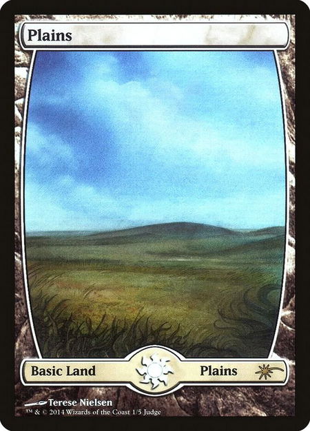 Plains - Full Art (1) - Judge Promos Magic: The Gathering trading card