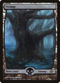 Swamp - Full Art (3) - Judge Promos (JDG) #3★ - Promo Magic: The Gathering Trading Card
