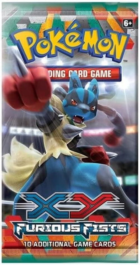 Furious Fists Booster Pack - XY - Furious Fists Pokémon trading card