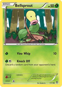 Bellsprout - XY - Furious Fists (FFI) #1/111 - Common Pokémon Trading Card