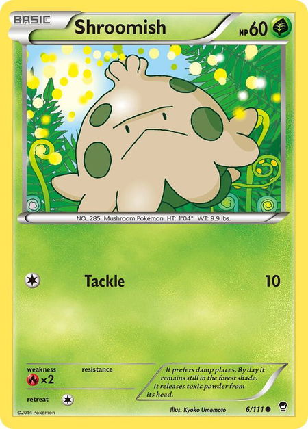 Shroomish - XY - Furious Fists Pokémon trading card