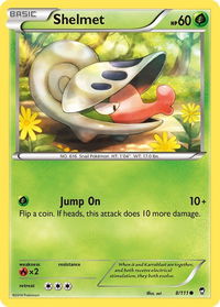 Shelmet - XY - Furious Fists (FFI) #8/111 - Common Pokémon Trading Card