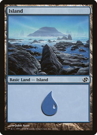 Island (30) - Duel Decks: Jace vs. Chandra (DD2) #30 - Land Magic: The Gathering Trading Card
