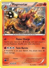 Magmortar - XY - Furious Fists (FFI) #11/111 - Rare Pokémon Trading Card