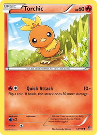 Torchic - XY - Furious Fists (FFI) #12/111 - Common Pokémon Trading Card