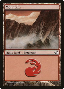 Mountain (59) - Duel Decks: Jace vs. Chandra (DD2) #59 - Land Magic: The Gathering Trading Card