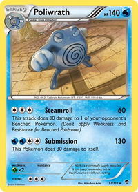 Poliwrath - XY - Furious Fists (FFI) #17/111 - Holo Rare Pokémon Trading Card