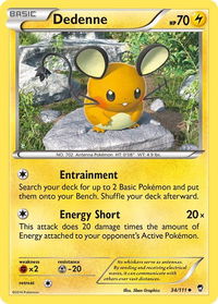Dedenne - XY - Furious Fists (FFI) #34/111 - Uncommon Pokémon Trading Card