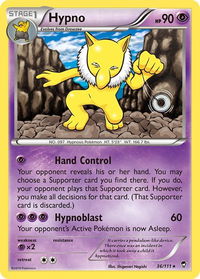 Hypno - XY - Furious Fists (FFI) #36/111 - Rare Pokémon Trading Card