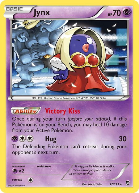 Jynx - XY - Furious Fists Pokémon trading card
