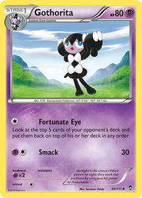 Gothorita - XY - Furious Fists (FFI) #40/111 - Uncommon Pokémon Trading Card