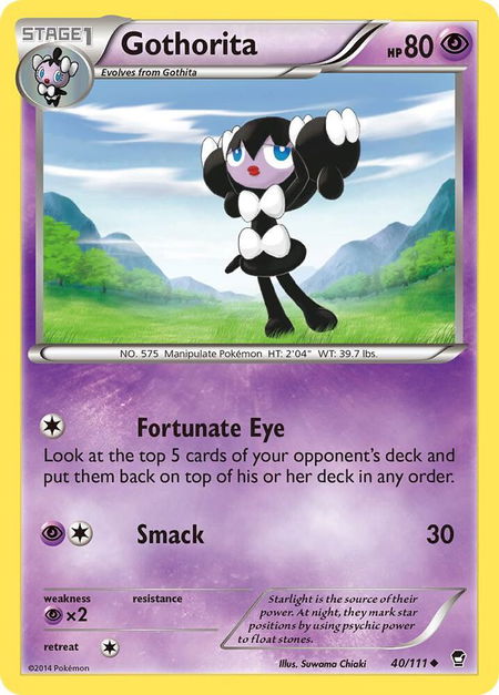 Gothorita - XY - Furious Fists Pokémon trading card