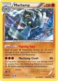 Machamp - XY - Furious Fists (FFI) #46/111 - Holo Rare Pokémon Trading Card