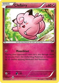 Clefairy (70) - XY - Furious Fists (FFI) #70/111 - Common Pokémon Trading Card