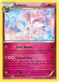 Sylveon - XY - Furious Fists (FFI) #72/111 - Rare Pokémon Trading Card