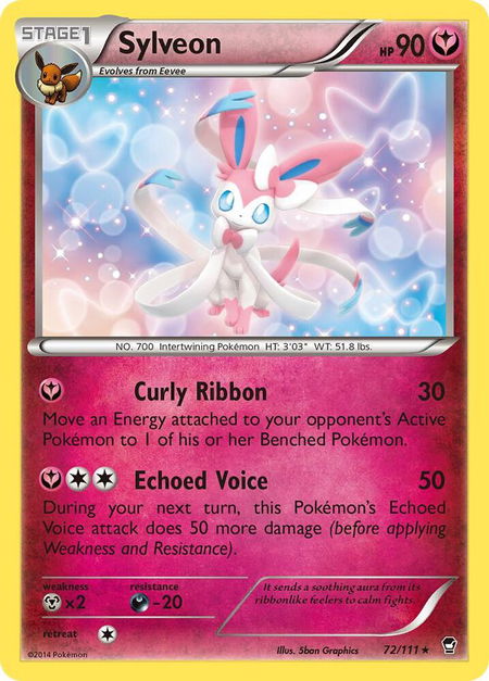 Sylveon - XY - Furious Fists Pokémon trading card