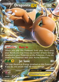 Dragonite EX - XY - Furious Fists (FFI) #74/111 - Ultra Rare Pokémon Trading Card