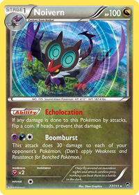 Noivern - XY - Furious Fists (FFI) #77/111 - Holo Rare Pokémon Trading Card