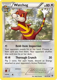 Watchog - XY - Furious Fists (FFI) #85/111 - Uncommon Pokémon Trading Card