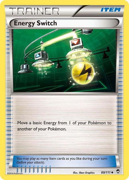 Energy Switch - XY - Furious Fists Pokémon trading card